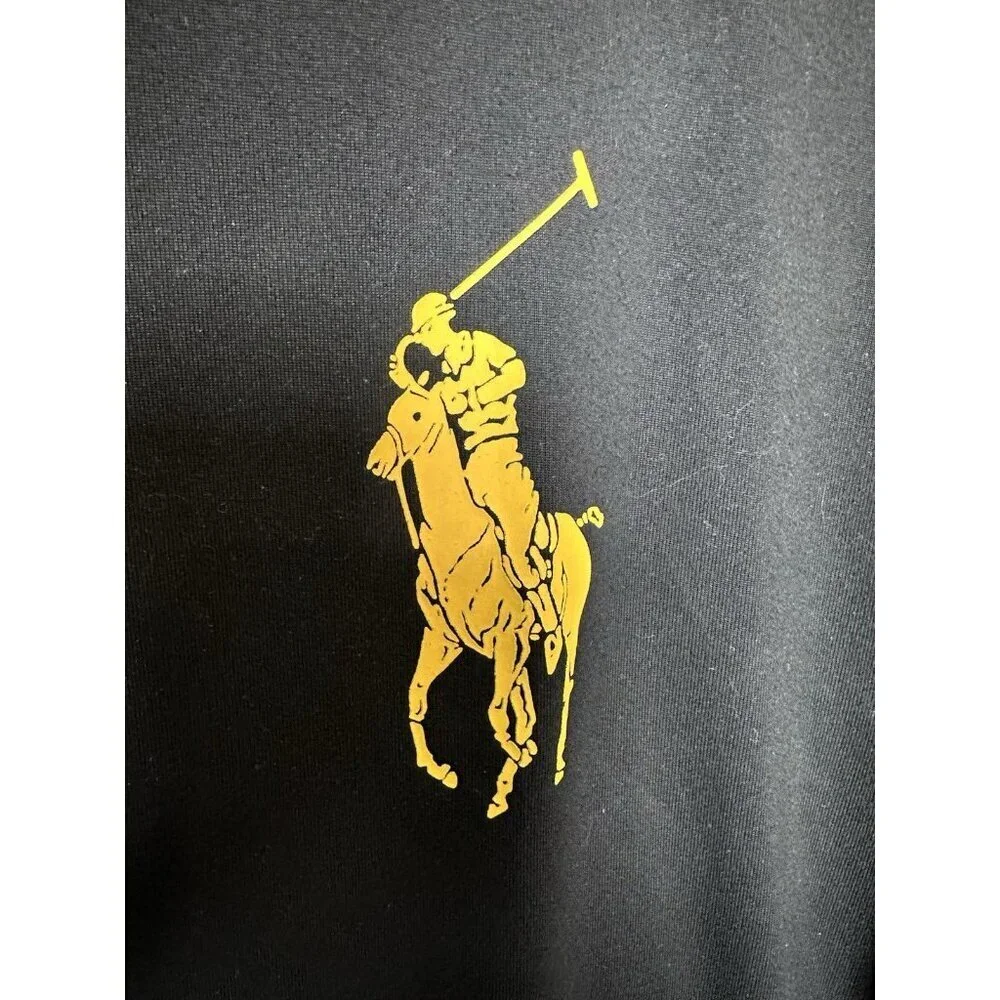 Polo Ralph Lauren Shirt Blackwatch Polo Team Black Crest Logo Mens Large